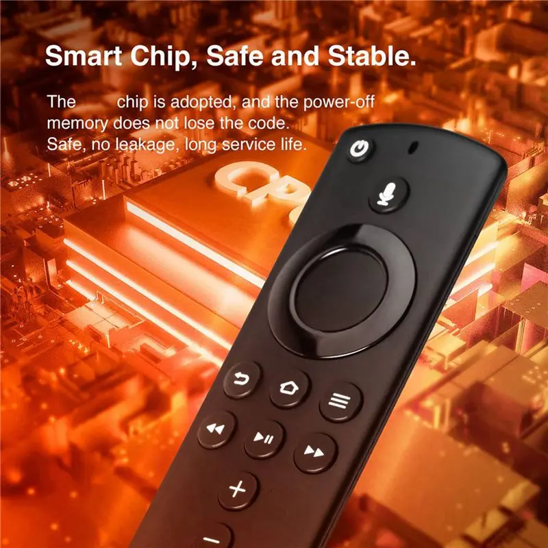 ABKN 2X Replacement Voice Remote Control L5B83H Applicable for Fire AMZ 2nd Gen Smart TVs for Cube and Smart TVs Stick