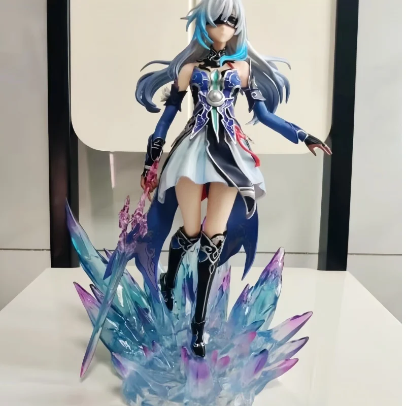 

Hot New Game Peripheral Gk Anime Beautiful Girl Hand-Made Jingliu Pvc Box Decoration Model Statue Gift Tide Play Action Figure T