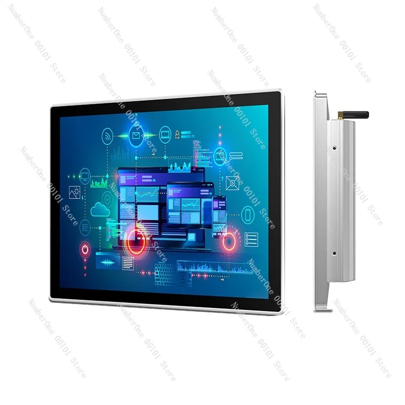 Industrial Embedded Touch Screen Monitor 7 10 13 15 19 Inch Fully Enclosed Android Panel PC All In One Industrial Computer