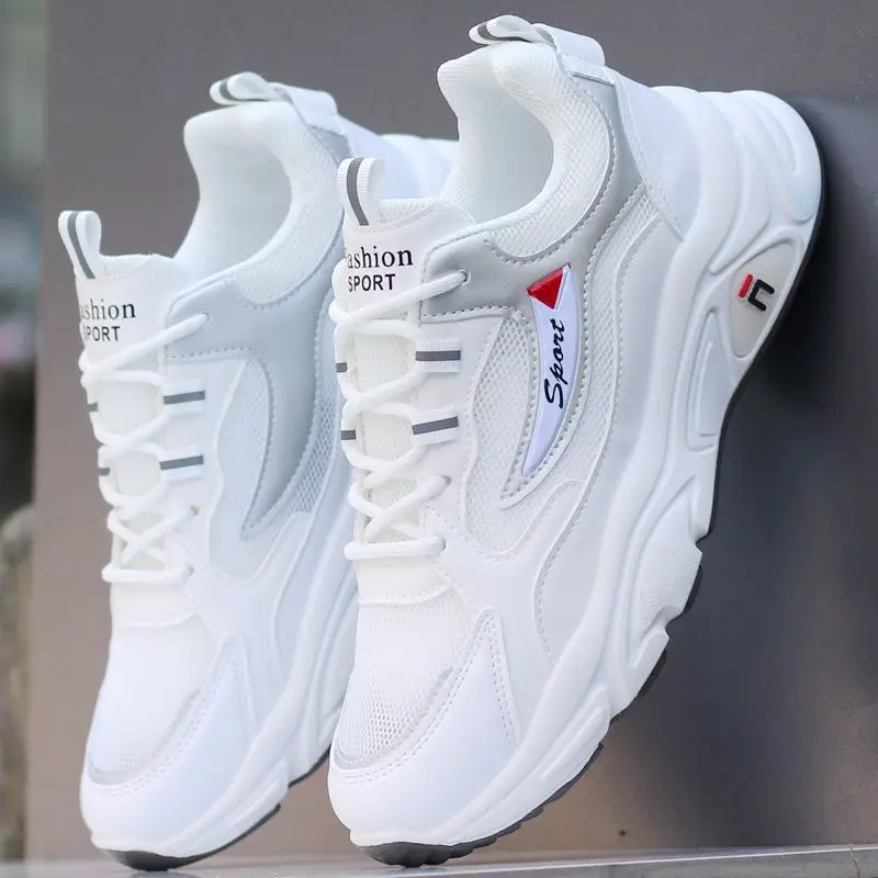 

Men's Casual Shoes: Breathable Lightweight Sports Mesh Openwork Versatile Fashion Footwear