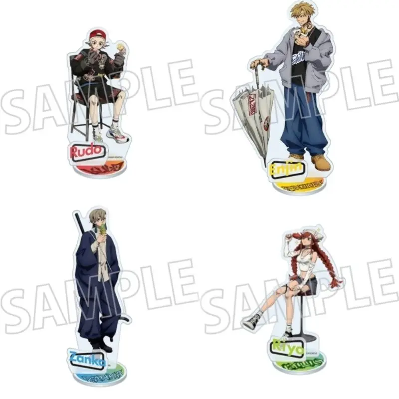Figuras GACHIAKUTA, Soporte Acrílico, Ludo Engine, Zanka, Personaje Coleccionable, Artículos de Anime, Juguetes, Muñecas, Regalos, Decoración de Escritorio