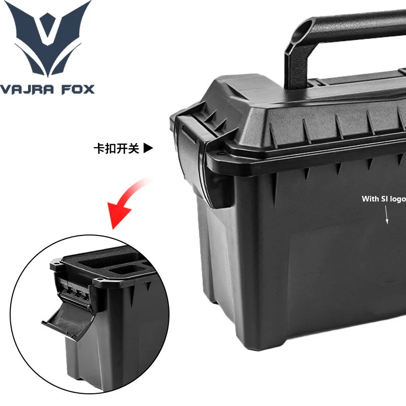 ปืนไรเฟิลยุทธวิธีกันฝุ่น PP พลาสติกทนกระสุนกระเป๋าเดินทางกลางแจ้งน้ําหนักเบาแบบพกพากระเป๋าเดินทางกล่องเก็บ