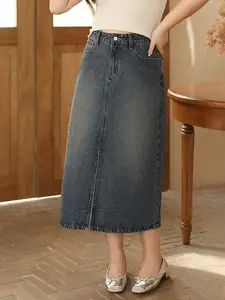 Long skirt with top attached sale