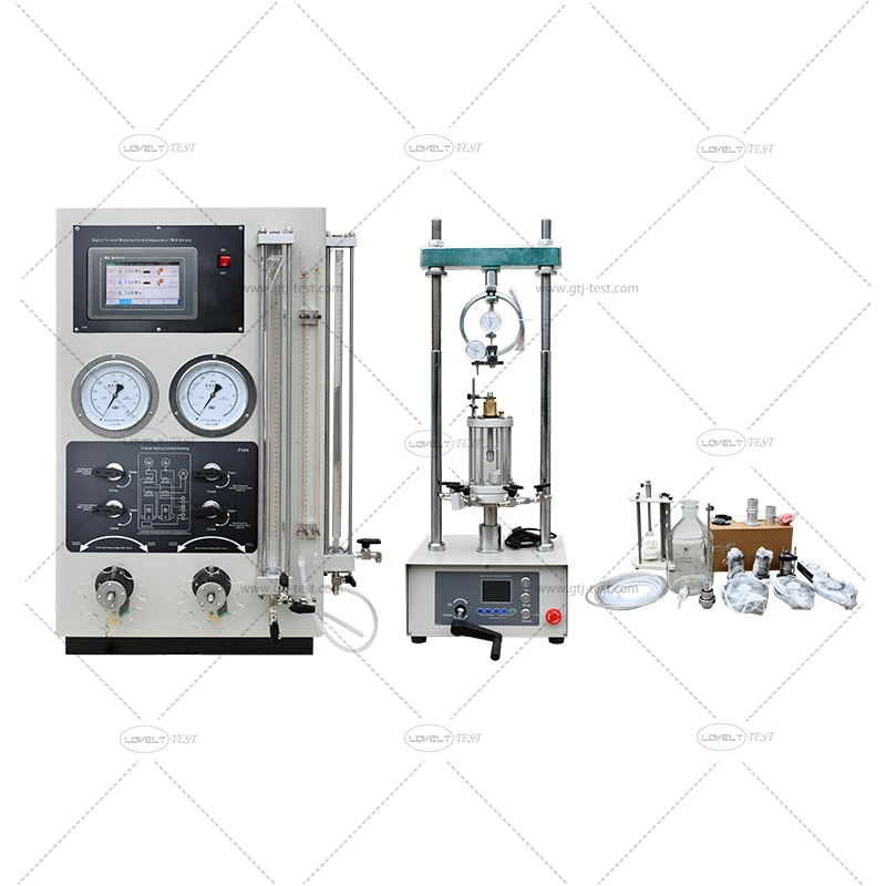 Triaxial Testing Equipment for Soil Digital Triaxial Test Apparatus for Laboratory