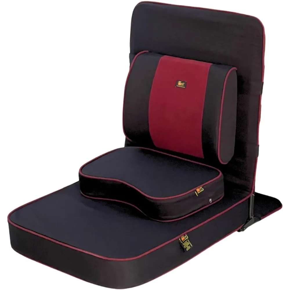 Extra Large Meditation Chair and Yoga Chair w Back Support Cushion