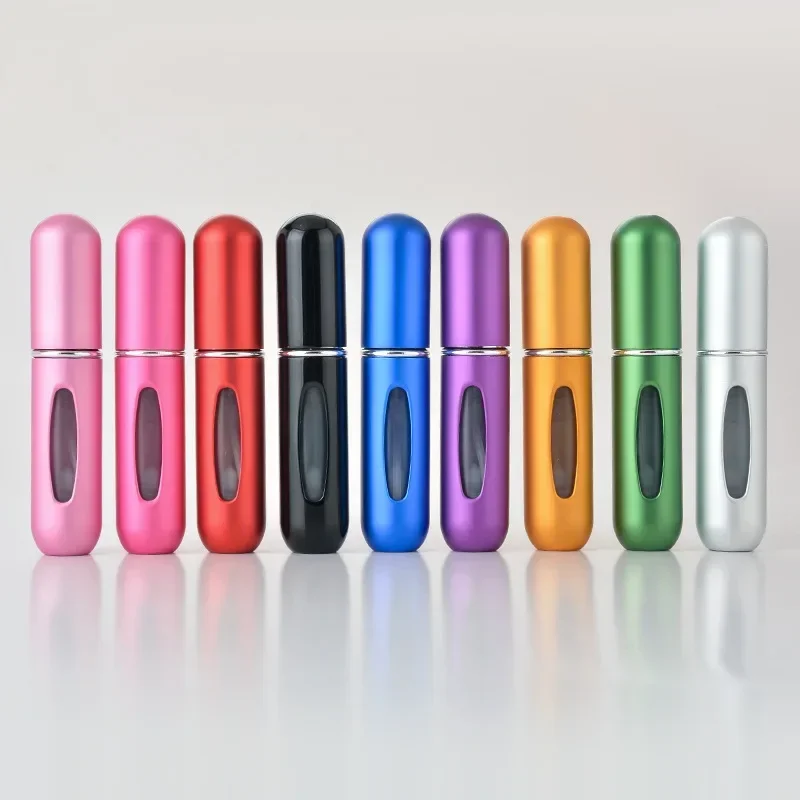 5ml Portable Refillable Perfume Bottle With Spray Scent Pump Empty Cosmetic Container Mini Atomizer Bottle Travel