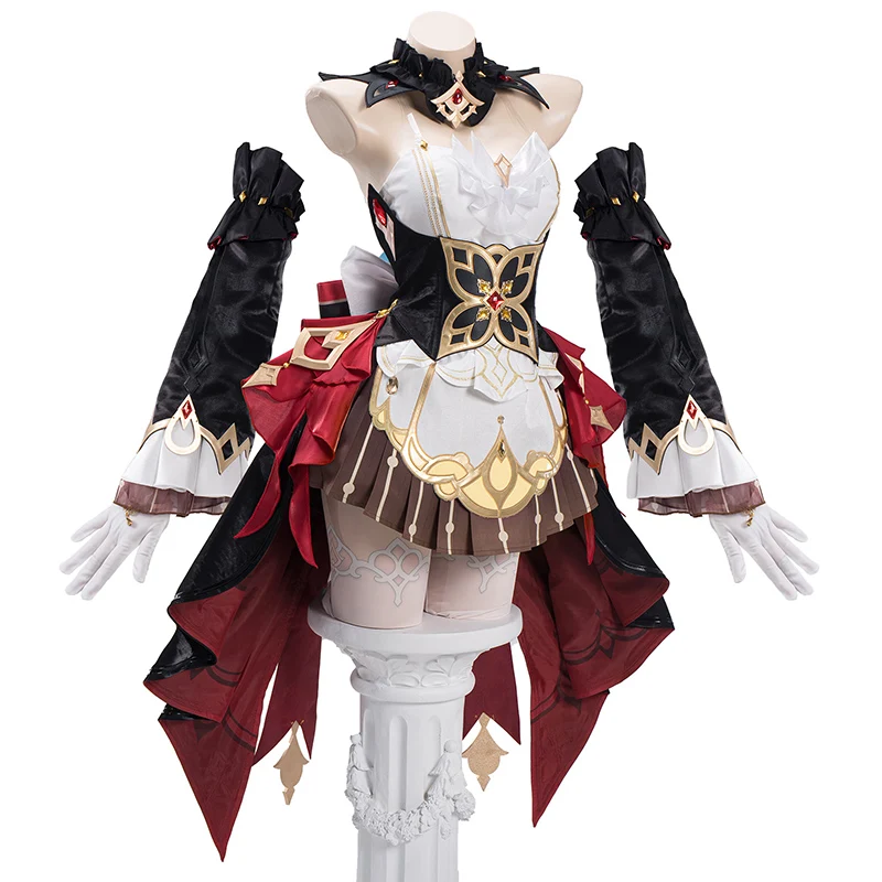 VORVERKAUF UWOWO Sandrone Cosplay Kostüm aus dem Spiel Genshin Impact, Neues Sandrone 'Marionette' Cosplay Kostüm, Größen S-3XL, Halloween-Kostüm