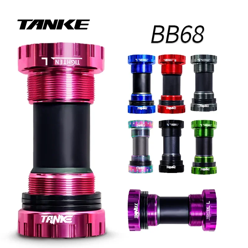 TANKE-BB68 BB92-73mm,Bottom Brackets Adapter,Bicycle Crank Middle Axle Type,MTB Road Bike Central Axis,1.37/24mm Sealed Peilin