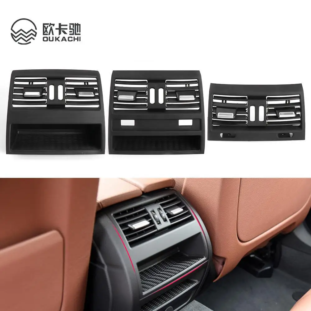 Rear Air Outlet Vent Dash Panel Grille Cover for BMW 5 Series F10 F11 Interior Mouldings Panel Grille 64229172167