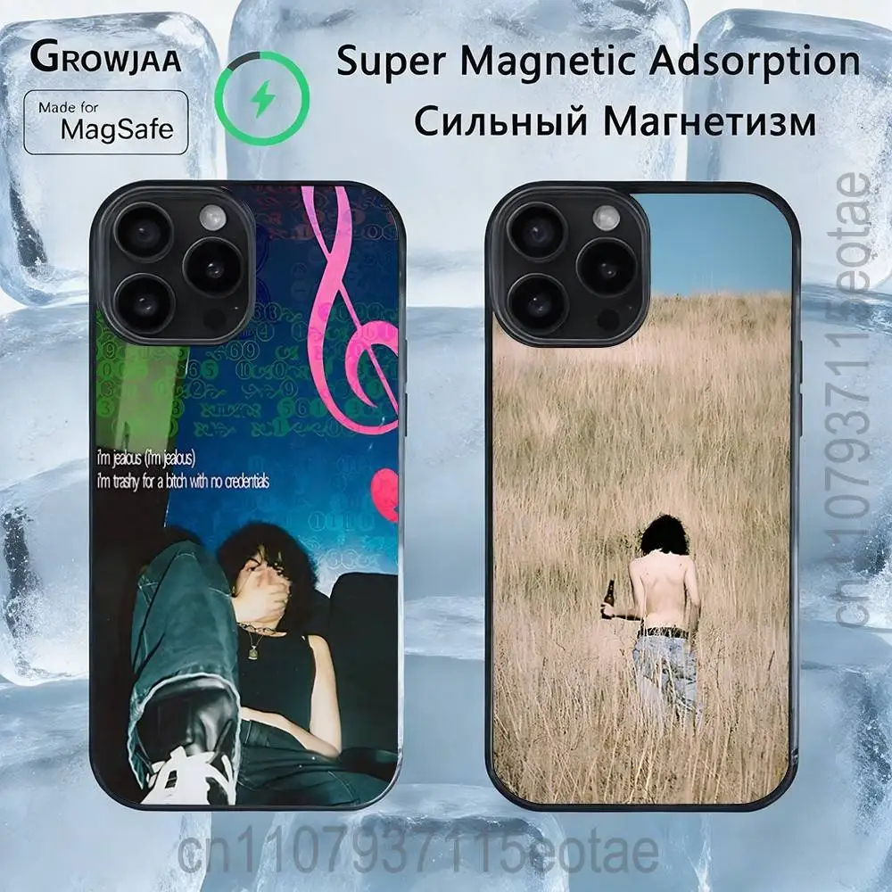 

J-Jane R-Remover Frailty Magnetic Phone Case For IPhone 14 16 17 13 12 11 15 Pro Max Plus For Magsafe Wireless Charge Cover