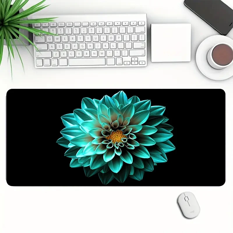 

Flowers Game Mat Computer Desktop Extension Multi-model Mechanical Keyboard PCMouse Pads Rubber Anti-Slip Desk Pad Extended mats