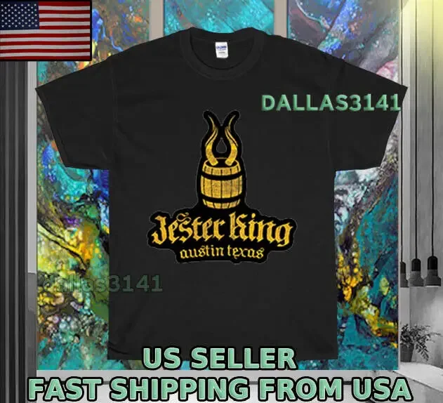 NEW SHIRT JESTER KING BREWERY AUSTIN LOGO T-SHIRT UNISEX FUNNY MEN'S SIZE S-5XL