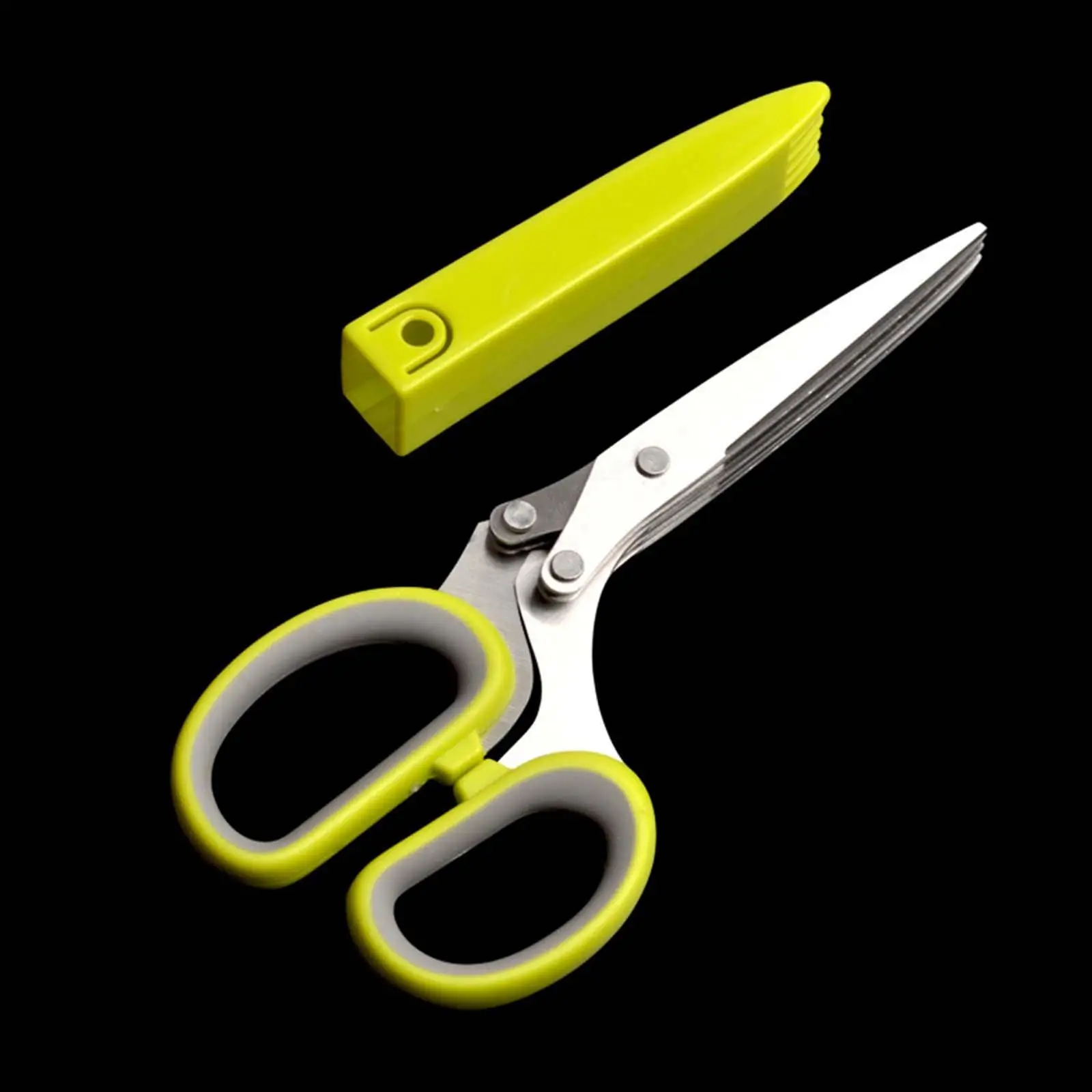 Multi Blade Kitchen Scissors Minced Scallion Stainless Tool al Multifunctional Shears for Chopped Laver Spices Cooking