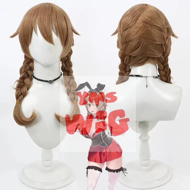 New Hana Kana Cosplay Wig Heat Resistant Synthetic Hair Halloween Party Role Play + Wig Cap