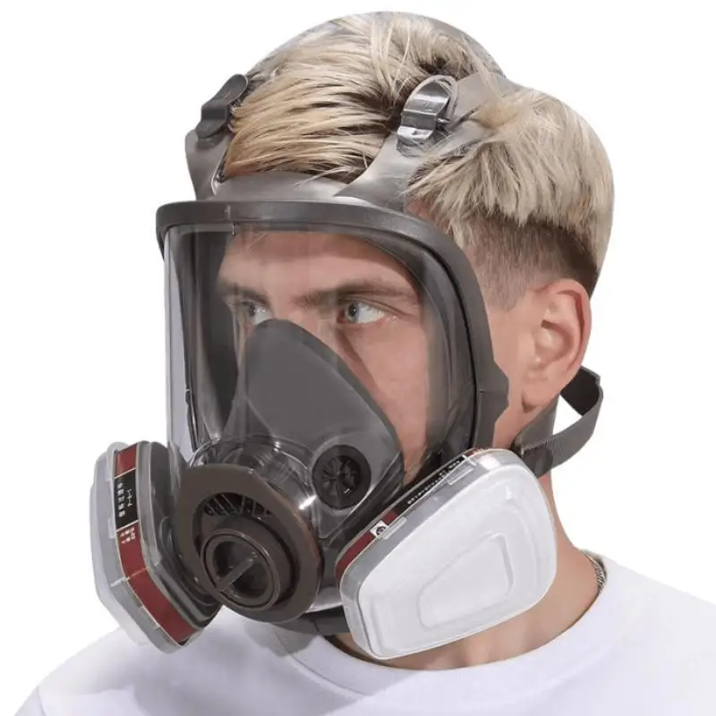 6800 full face mask respirator gas mask acid/organic/ammonia paint chemical pesticide lab dust multifunction filter Gas Mask