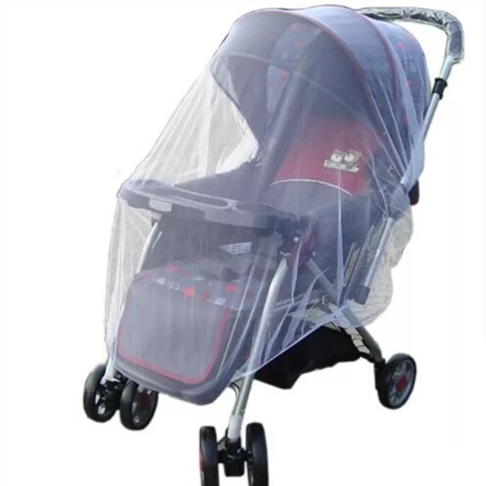 Kinderwagen Wandelwagen Mosquito Insect Shield Netto Mesh Kinderwagen Accessoires Winkelwagen Klamboe Veilig Zuigelingen Bescherming Veilig Mesh