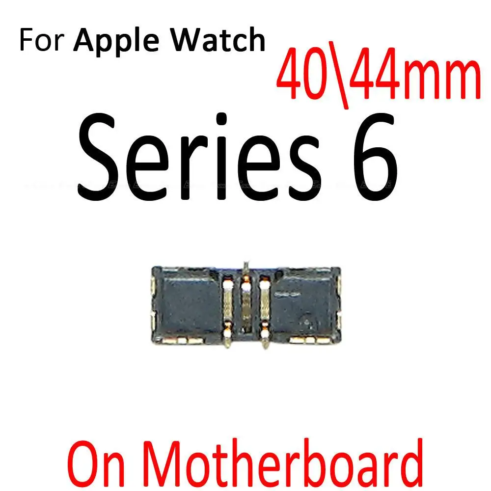 Conector de Bateria FPC Inline Suporte de Contato para Apple Watch Series 1 2 3 4 SE 5 6 7 8 S8 S7 S6 On Logic Motherboard Cabo Flex