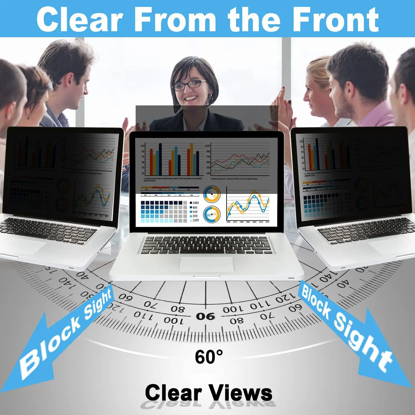 

Monitor Screen Privacy Filter Screen Privacy Shield for Laptop Computer Anti-Scratch Protector Film for Computer Monitor Laptop