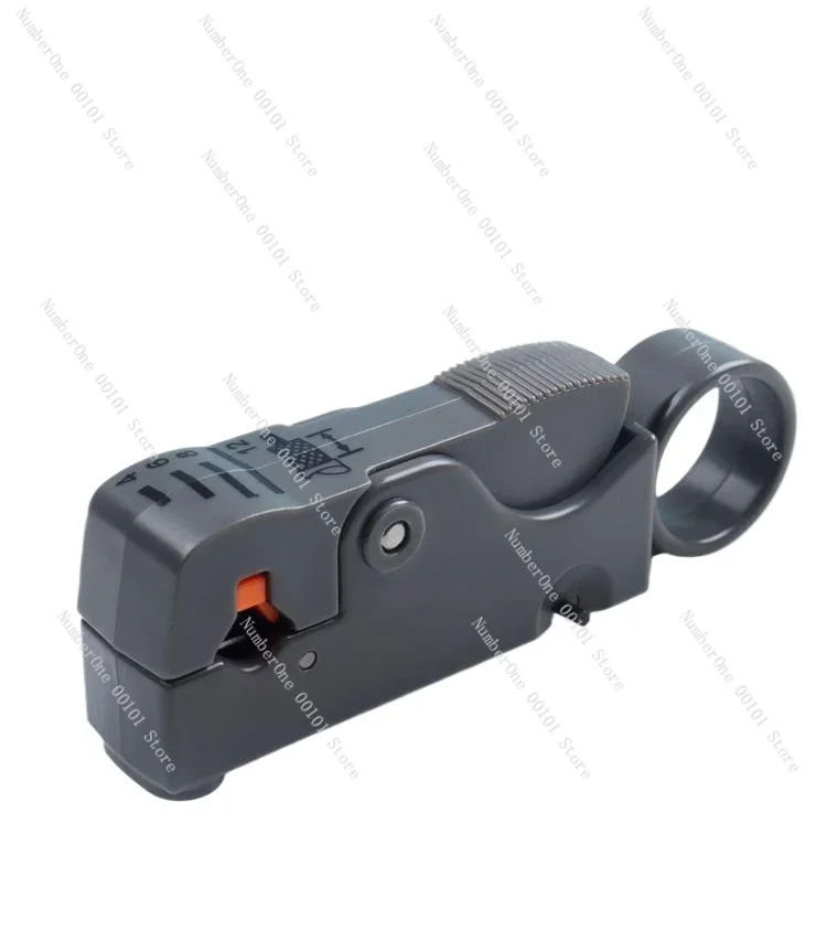 Double-knife cable stripper - mesh clamp/coaxial cable stripper/grey stripper