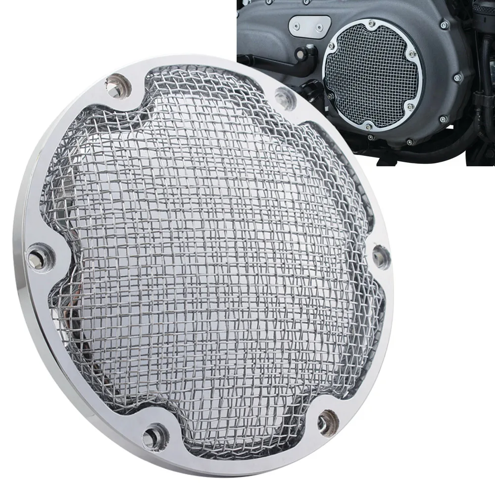 

Деталь мотоцикла, 6 отверстий, защита сцепления, чехол Derby, подходит для Harley Davidson Sportster XL 883 1200 Iron 48 72, Custom Roadster