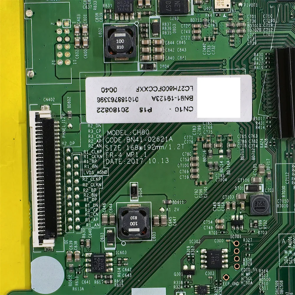 BN41-02621A 메인 보드 CH80 BN91-19123A 마더보드, LC27H800FCCXXF, C27H800FCN, LC27H88FCUXEN, LC27H800FCUXEN