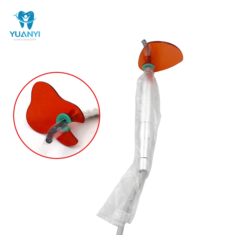 

500Pcs/Box Dental Disposable Light Guide Rod Protective Film Sheath Sleeve Cover For Dental Camera Curing Light Sticks