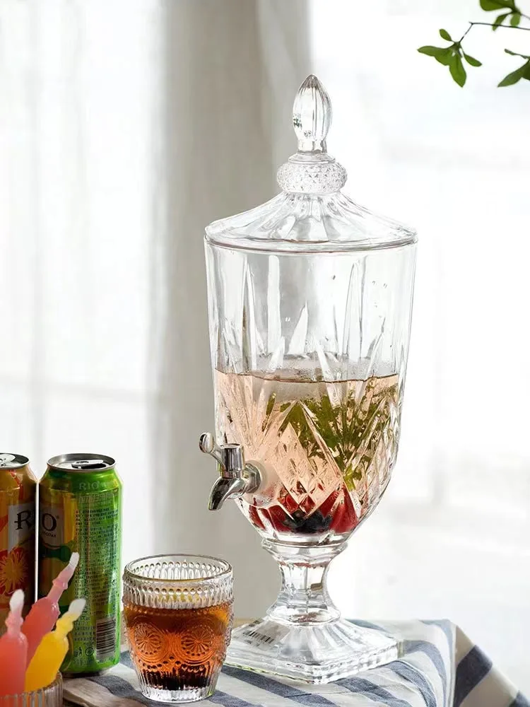 5L/1.8-2L /10L/15L Caterina น้ําประปาเครื่องดื่มตู้แช่แข็งน้ําผลไม้จีนแก้ว Jar ขวดน้ําผลไม้เครื่องดื่ม Dispense