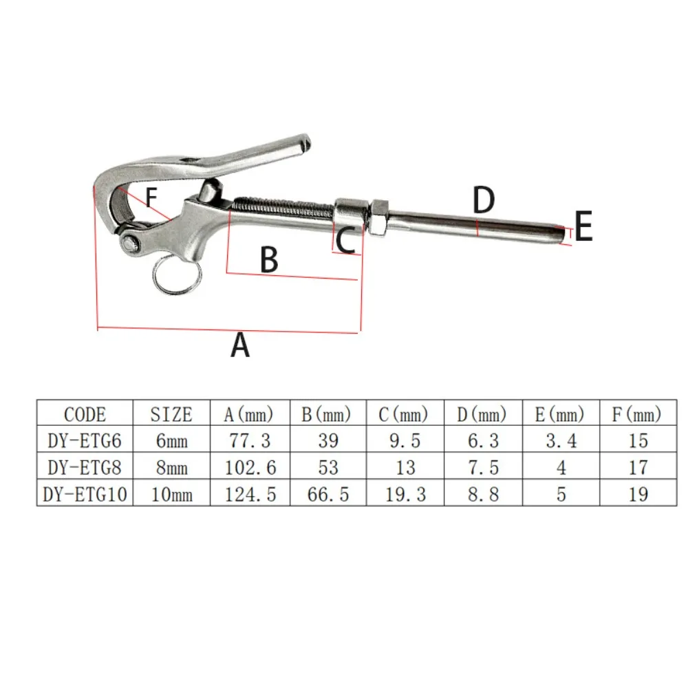 

316 Stainless Steel Openable Pelican Hooks 3-5 Inches Heavy Duty Quick Release Hook Openable Goose Head Shape