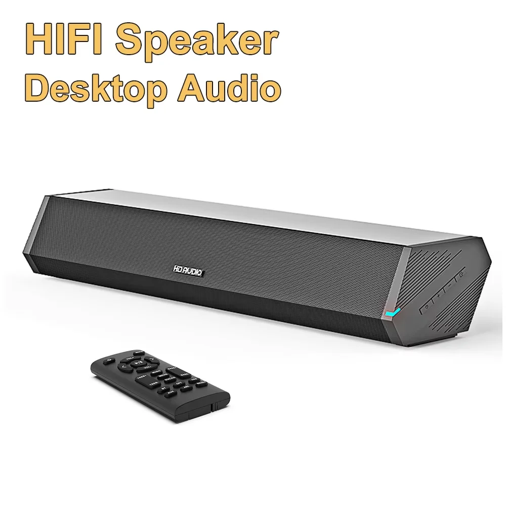 HIFI Powerful Bookshelf Speaker SE07 Desktop Audio Support USB Drive AUX HDMI ARC Optical Stereo Bluetooth Soundbar for TV