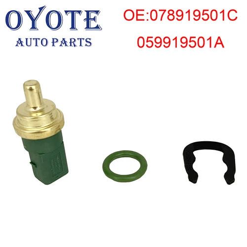 OYOTE 059919501 A 078919501 C Sensor de temperatura del refrigerante de temperatura del agua para Audi A2 A3 A4 A6 TT Volkswagen Passat Beetle Jetta Golf