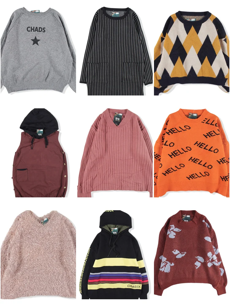 

Винтажный свободный шерстяной свитер Fair Isle, однотонный цветочный узор, осень-зима, модный длинный свеч, круглый...