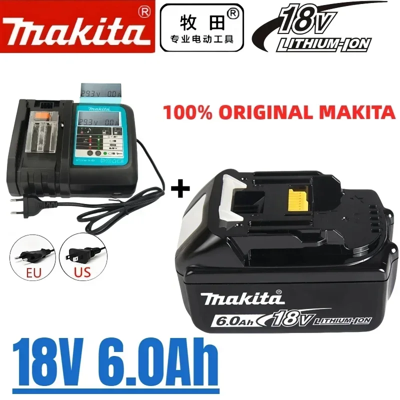 

100% Original Makita 18v 2Ah/6Ah/5Ah/3Ah for Makita 18V Battery BL1860B BL1850B BL1830 BL1850 BL1815 Replacement Lithium Battery