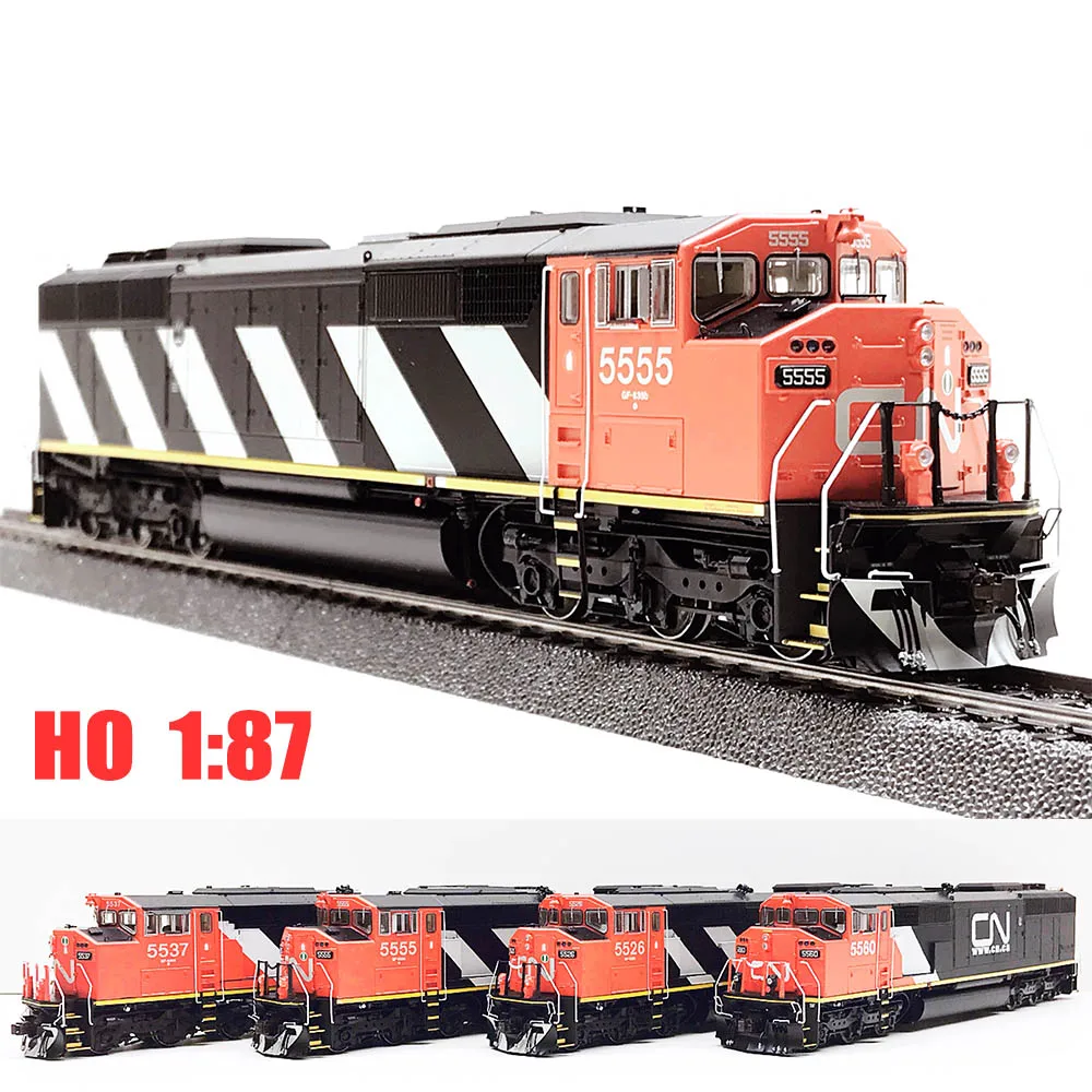 HO 1:87 Train Model SD60F Diesel Locomotive CNC Sound Effects 5542 5504 5509 5519 5558 5547 5535 Multiple Options Railcar Toy