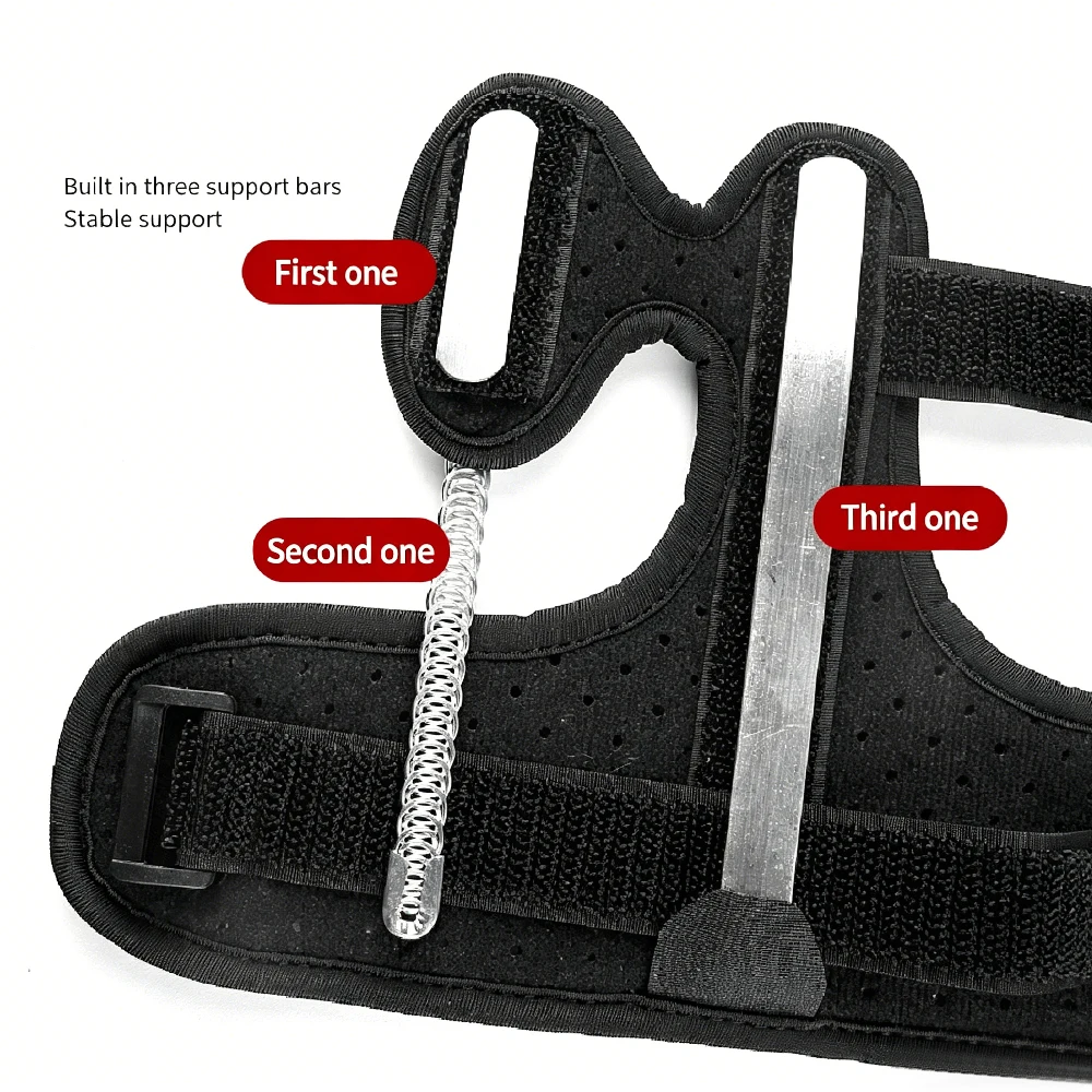 1PC Comfort Bunion Corrector, Lightweight Neoprene Foot Brace & 3 Support Strips & Ergonomic Design,for Hallux Valgus,Daily Wear