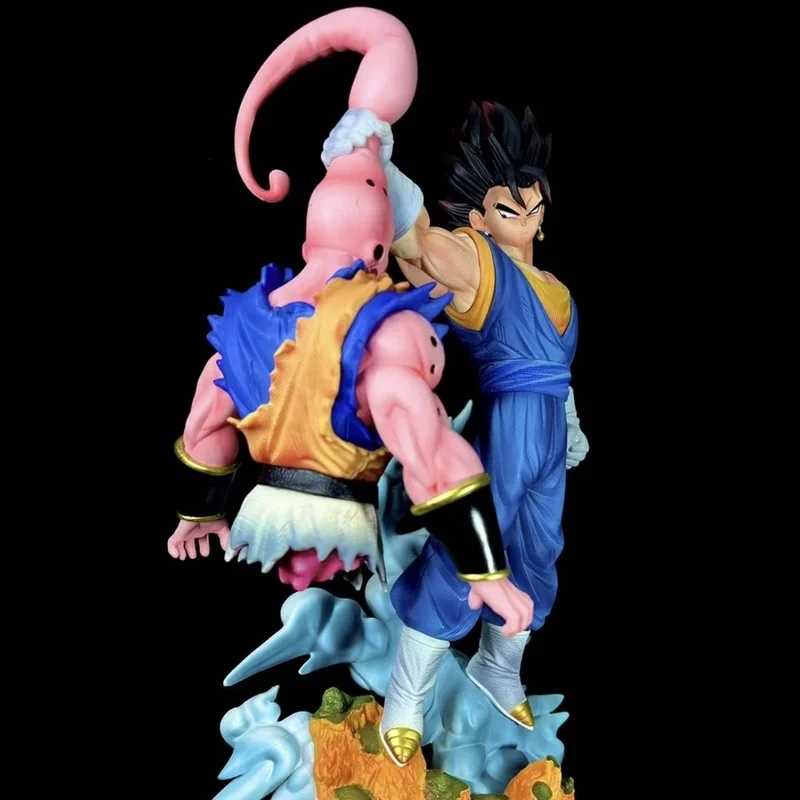 

32cm Dragon Ball Vegetto VS Buu Model Action Figure Super Saiyan Goku Vegeta Pvc Statue Doll Collection Model Kids Toys Gifts
