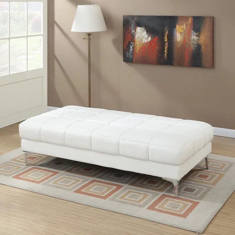 

Simple modern leather art sofa bench bedroom bedside stool