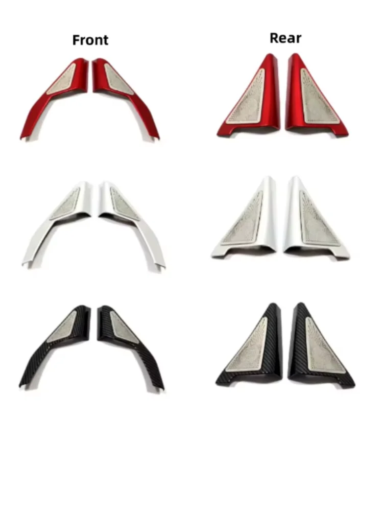For Honda Civic 11th Gen  2022 2023 ABS Decorative Accessories Car Front Rear Door Window Inner Triangle A-pillar Cover Trim
