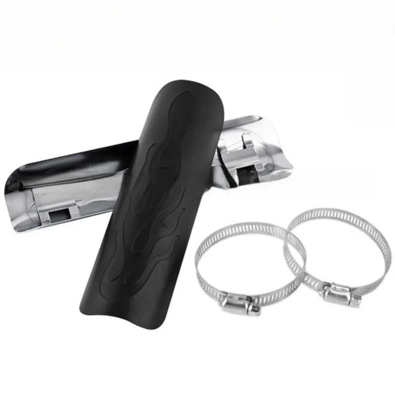 

Suitable for Harley Cruiser Motorcycle Modified Retro Exhaust Pipe Flame Heat Shield Anti-scald Cover