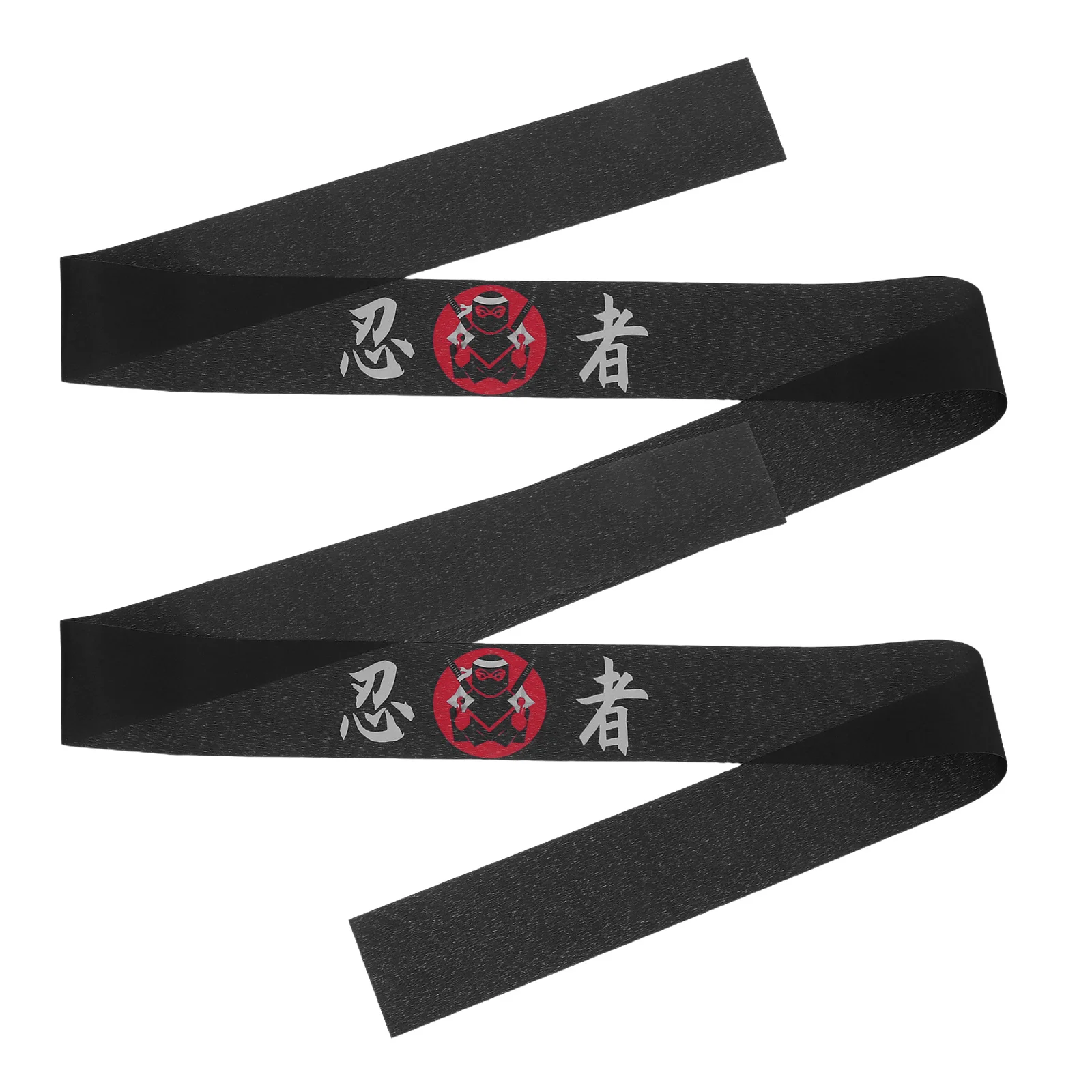 

2pcs Ninja Headband Japan Tie Karate Reusable Sweatbands Anti Sweat Bandana for Yoga Running Cooking