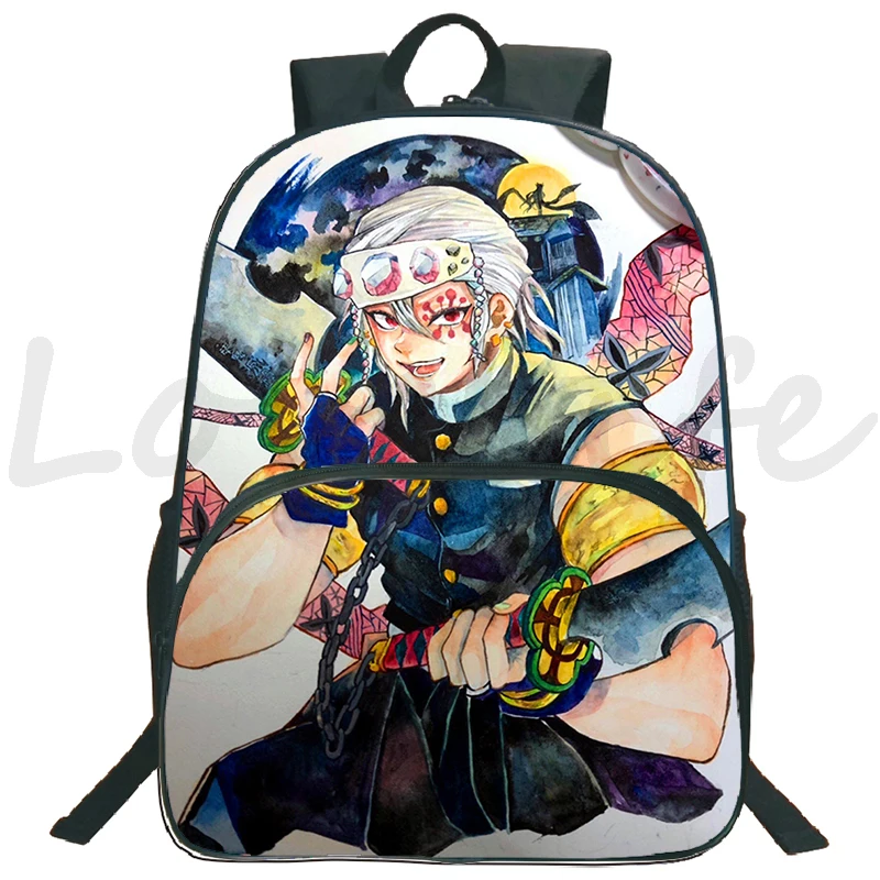 Demônio Slayer Anime Mochila, Kamado Tanjirou, Kimetsu No Yaiba, Sacos De Viagem Adolescente, Meninos e Meninas Notebook Mochila, Crianças Bookbag