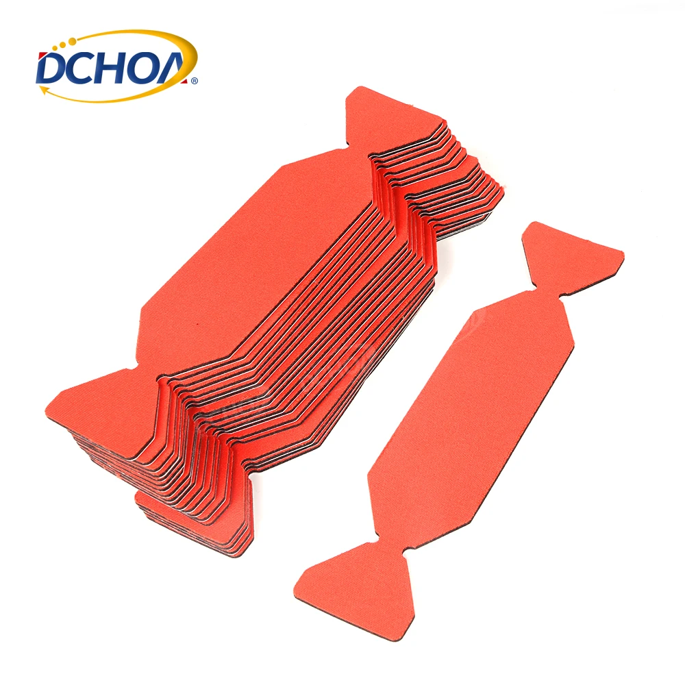 10PCS 3 Layers Waterproof Fabric Edge Cloth for All 10cm Squeegee  Window Tint Scraper Edge Car Vinyl Carbon Fiber Wrap Tools