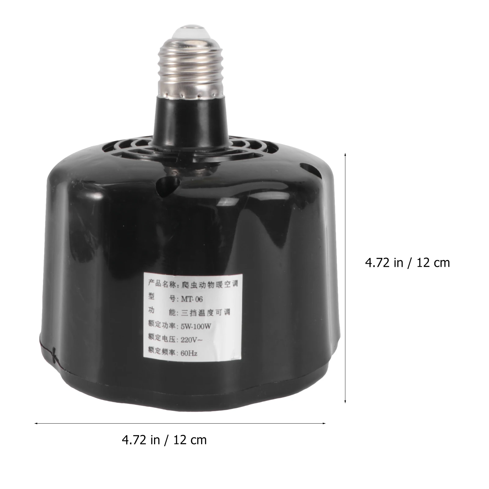 

Pet Heat Lamp Adjustable Temperature Terrarium Heating Lamps Turtle Bulbs Metal Smart Warm Breeding Heat Emitting Pet