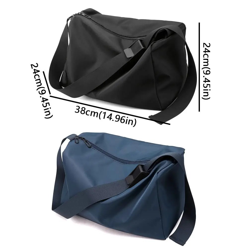 Large Capacity Gym Waterproof Bag Water-Resistant Adjustable Strap Fitness Training Bag Zipper Closure Leisure Backpack Men