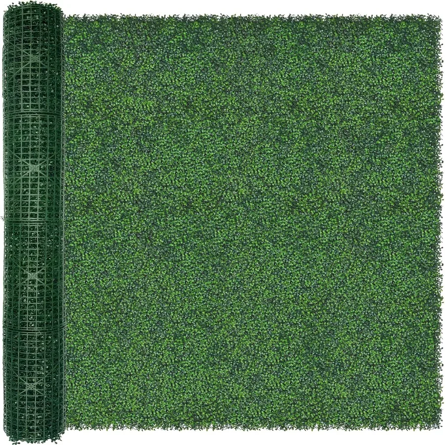 

Artificial Ivy Privacy Fence Wall Screen: 6FT X12FT 72 sqft UVAnti Faux Boxwood Roll Panels Greenery Backdrop Ivy Vine Leaf Hed