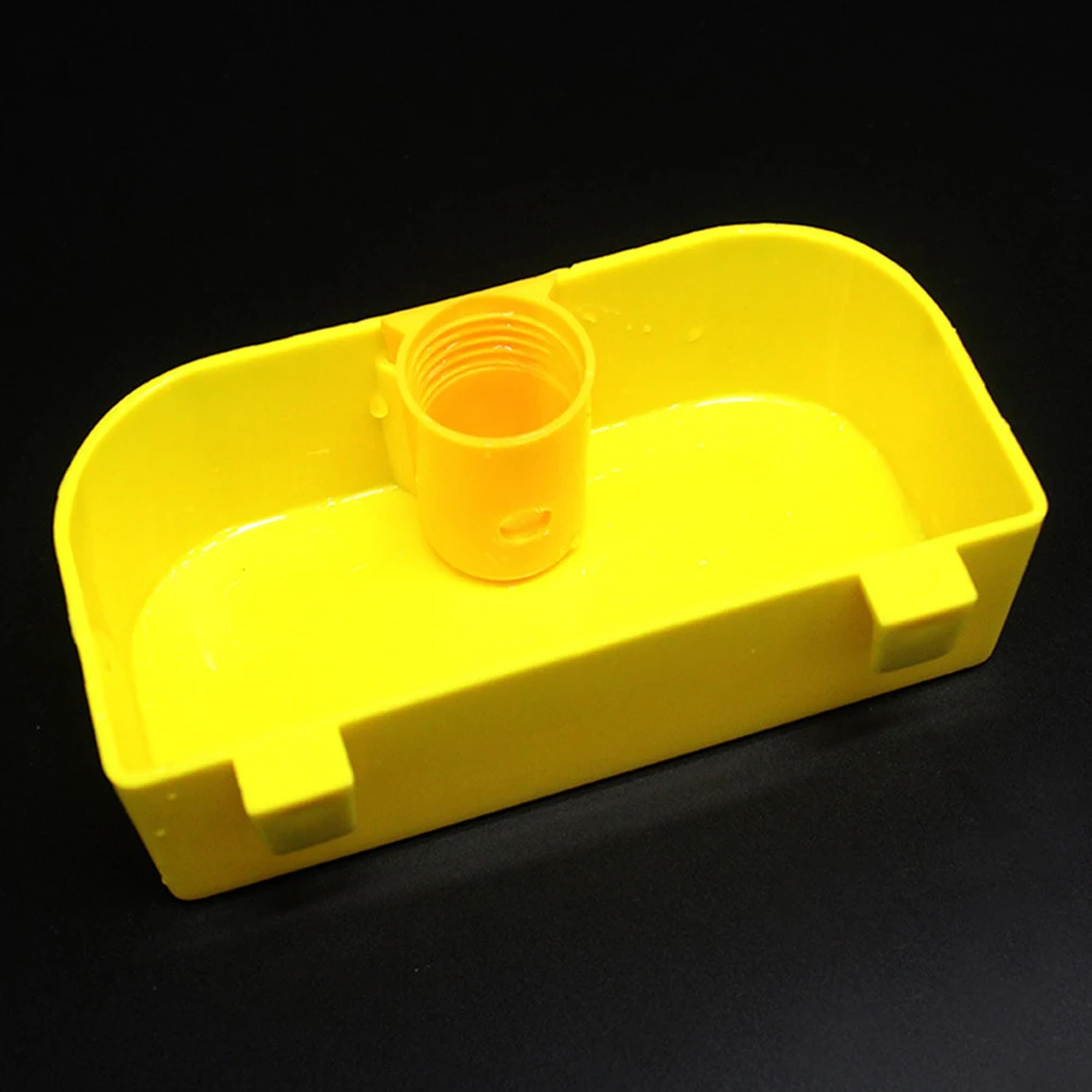 

4pcs Parrot Water Dispenser Durable Plastic Cage Feeder Suitable Birds Practical Use Long LastingWide Sink Easy Drinking Pet