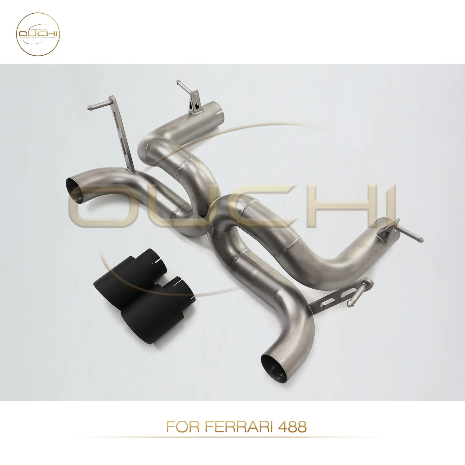 

OUCHI Factory Direct Sales Catback for Ferrari 488 SS304 Customization Exhaust Straight Through Pipe Auto Parts
