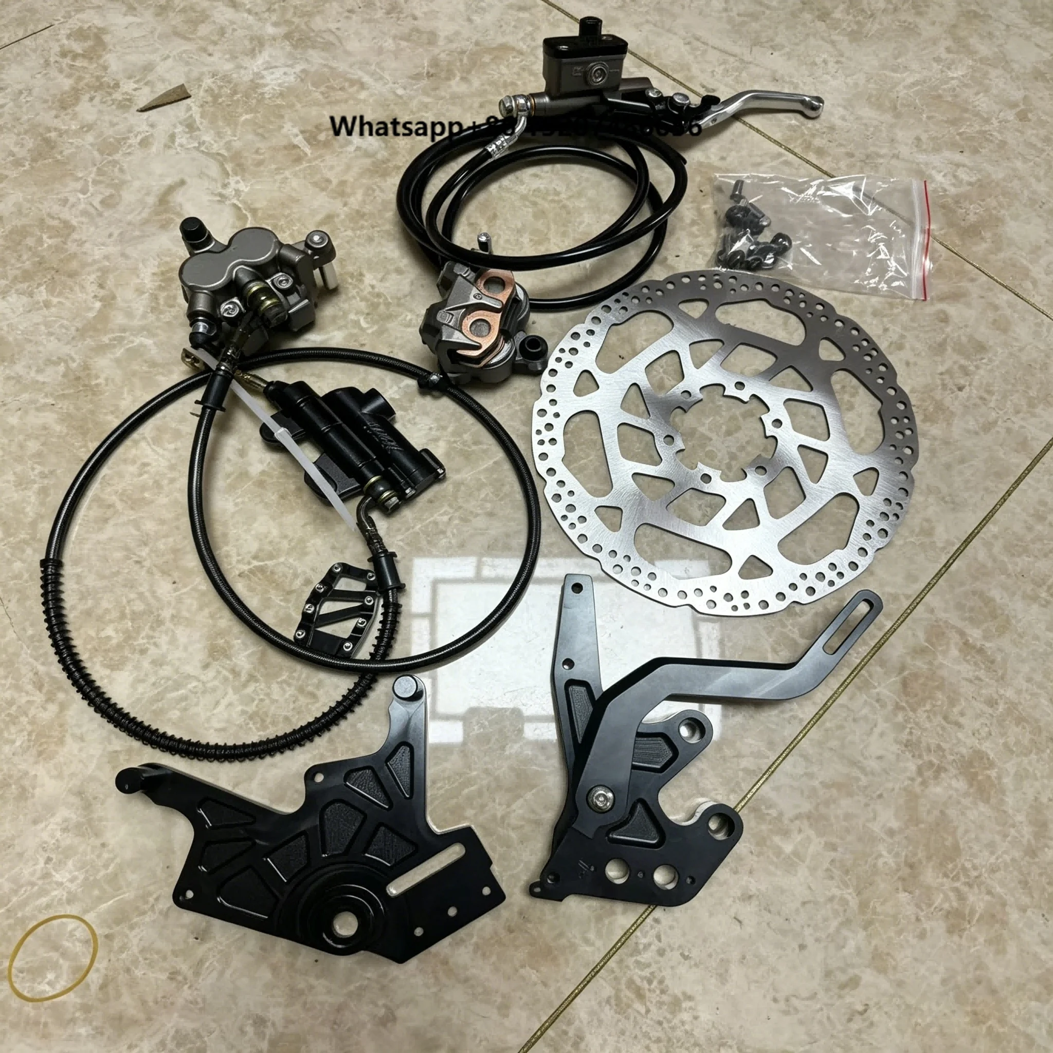Foot Brake Kit for  Talaria MX4 Complete Hydraulic Rear Brake Pedal Electric Motocross Accessories