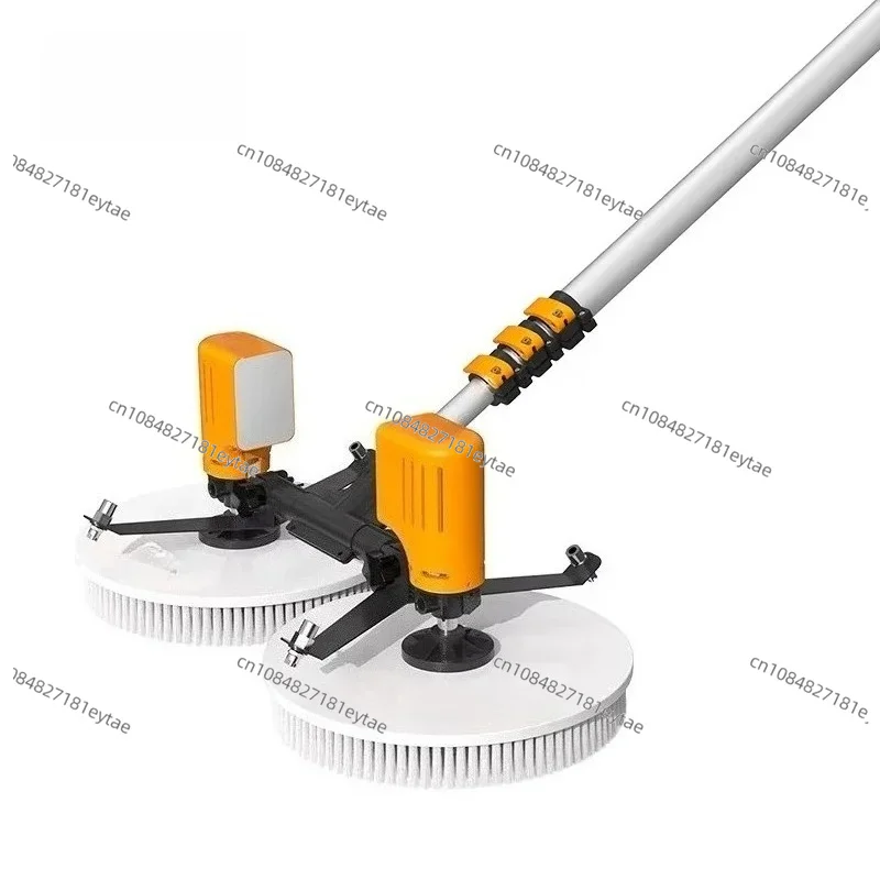 Solar Panel Automatic Cleaning Robot Double Head Brush with Battery