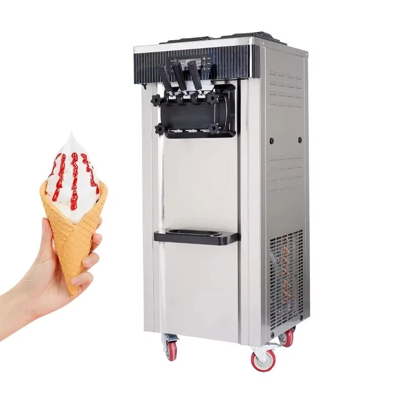 

25-28 liters/hour automatic commercial ice cream machine desktop 3 flavors automatic yogurt making