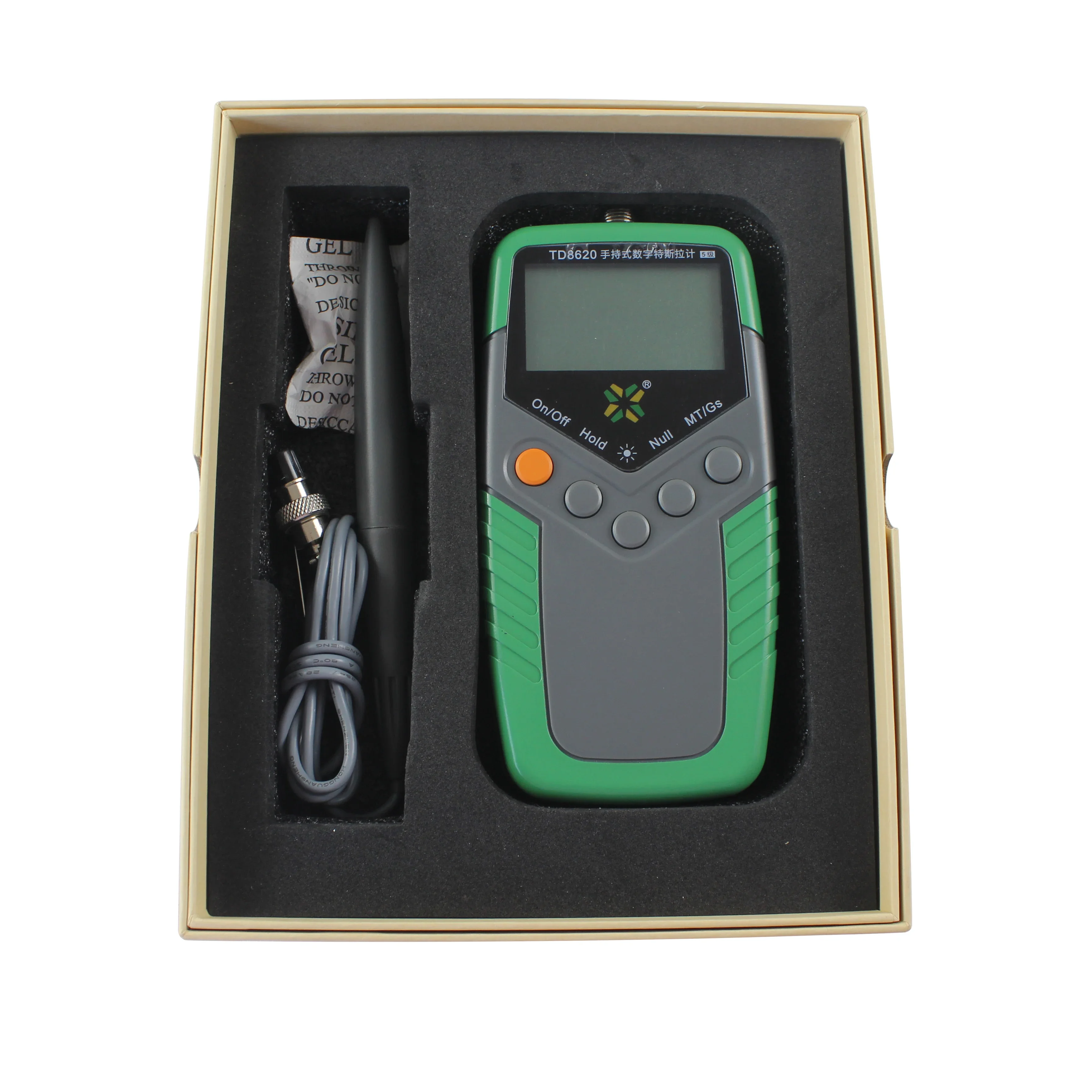 Handheld tesla meter gauss meter for permanent magnet material 1% accuracy